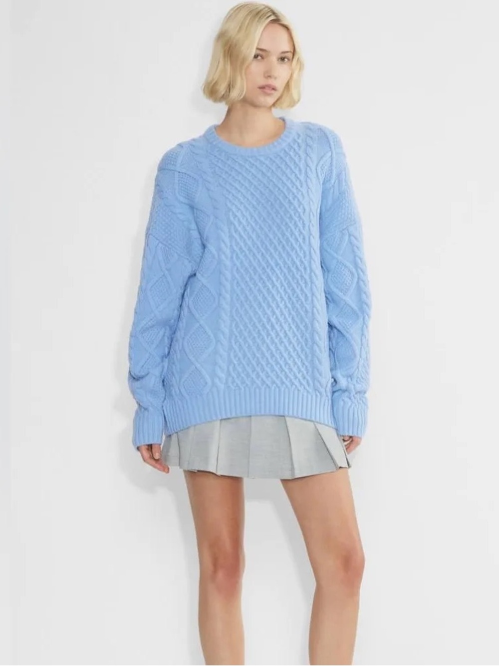Aritzia Sunday Best Peggy Sweater 2XS- Cornflower Blue